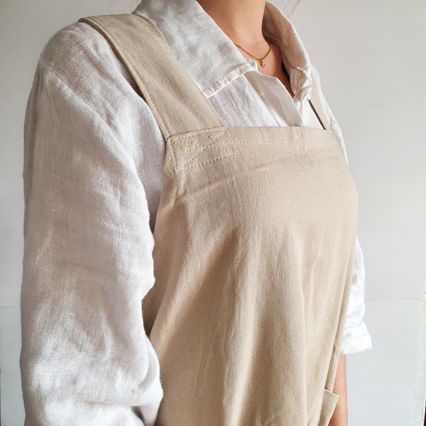 Delantal Beige