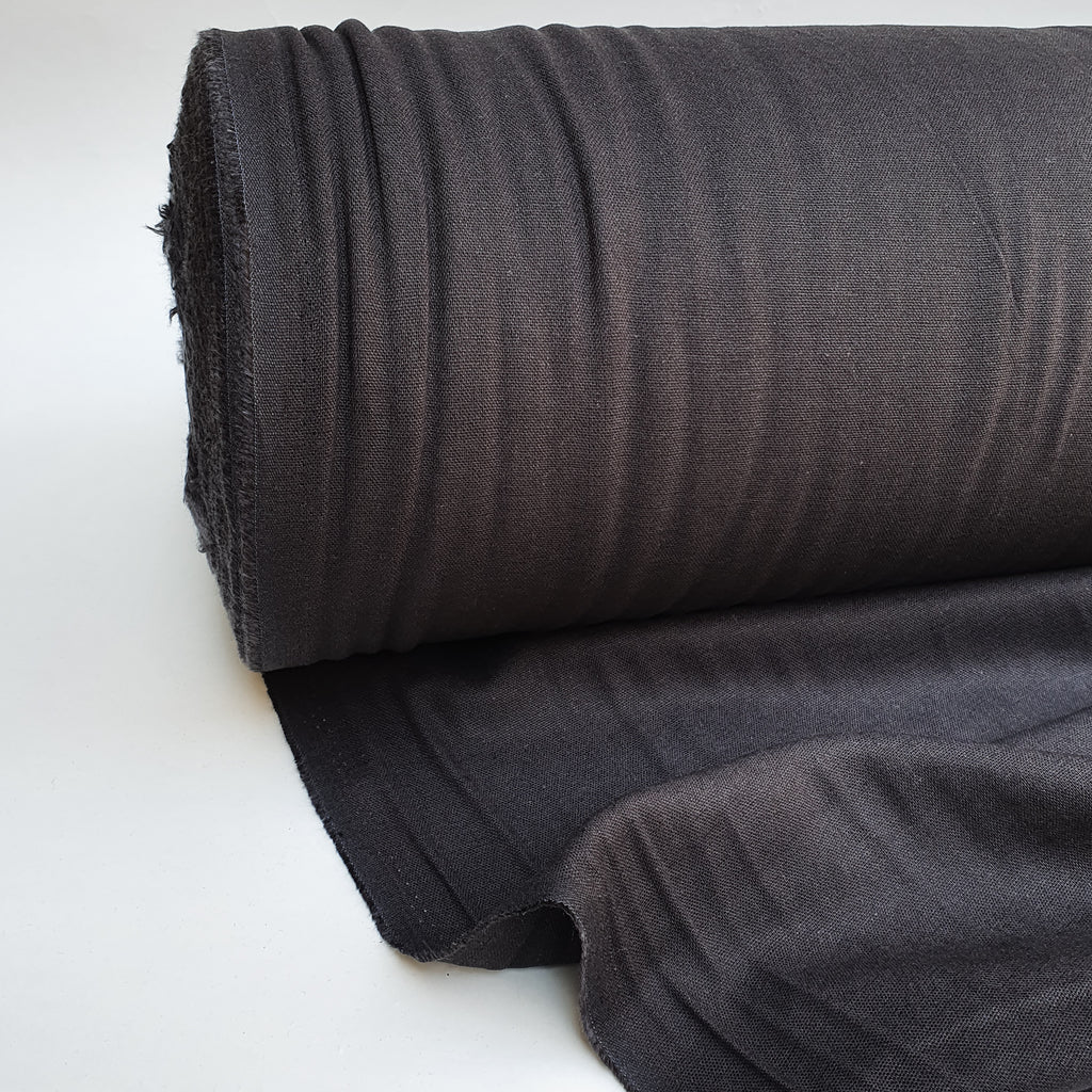 Lino/Rayon negro – Como Reina Tienda