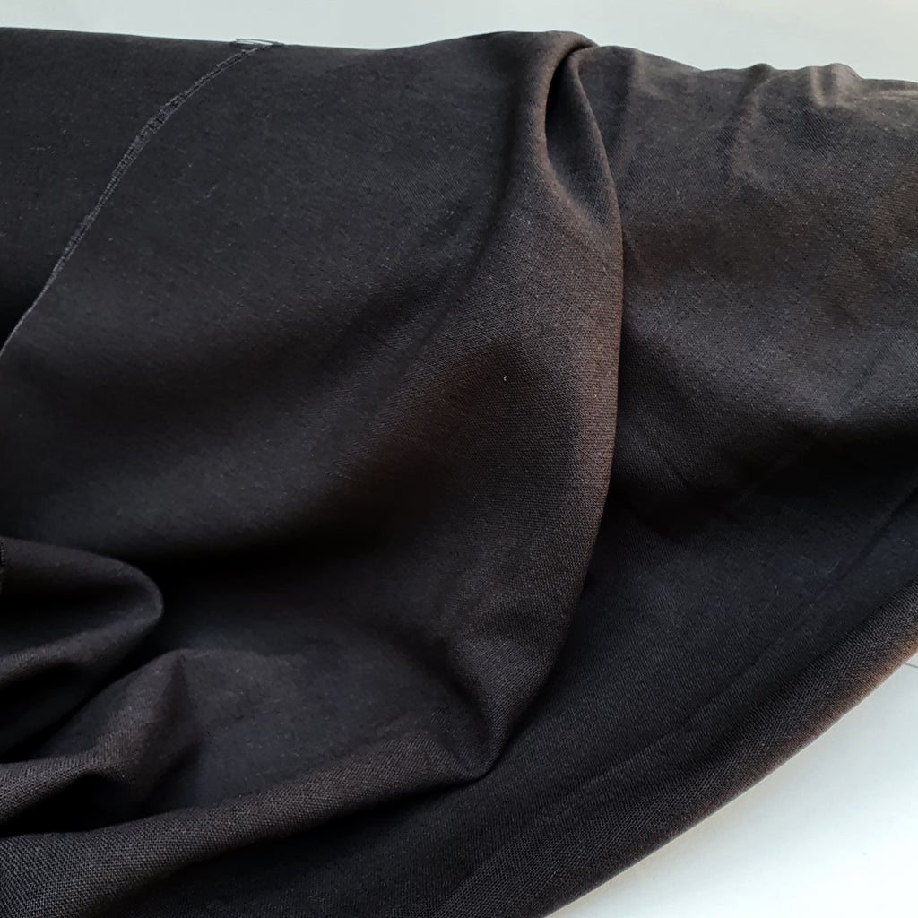 Lino/Rayon negro – Como Reina Tienda